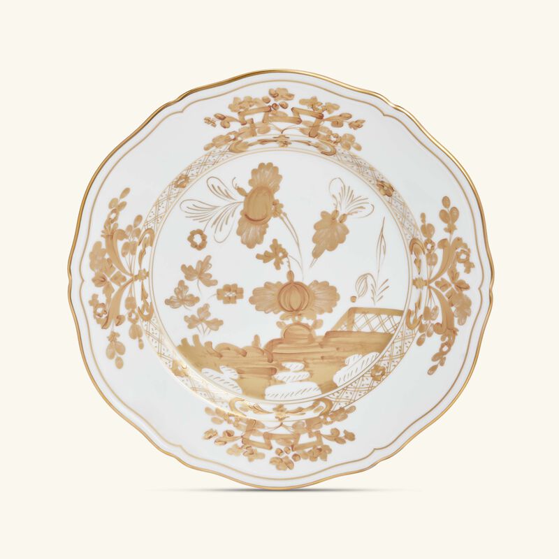 Oriente Italiano Dinner Plate Round Gold 26cm ginori 1735 oriente italiano dinner plate round gold 26cm