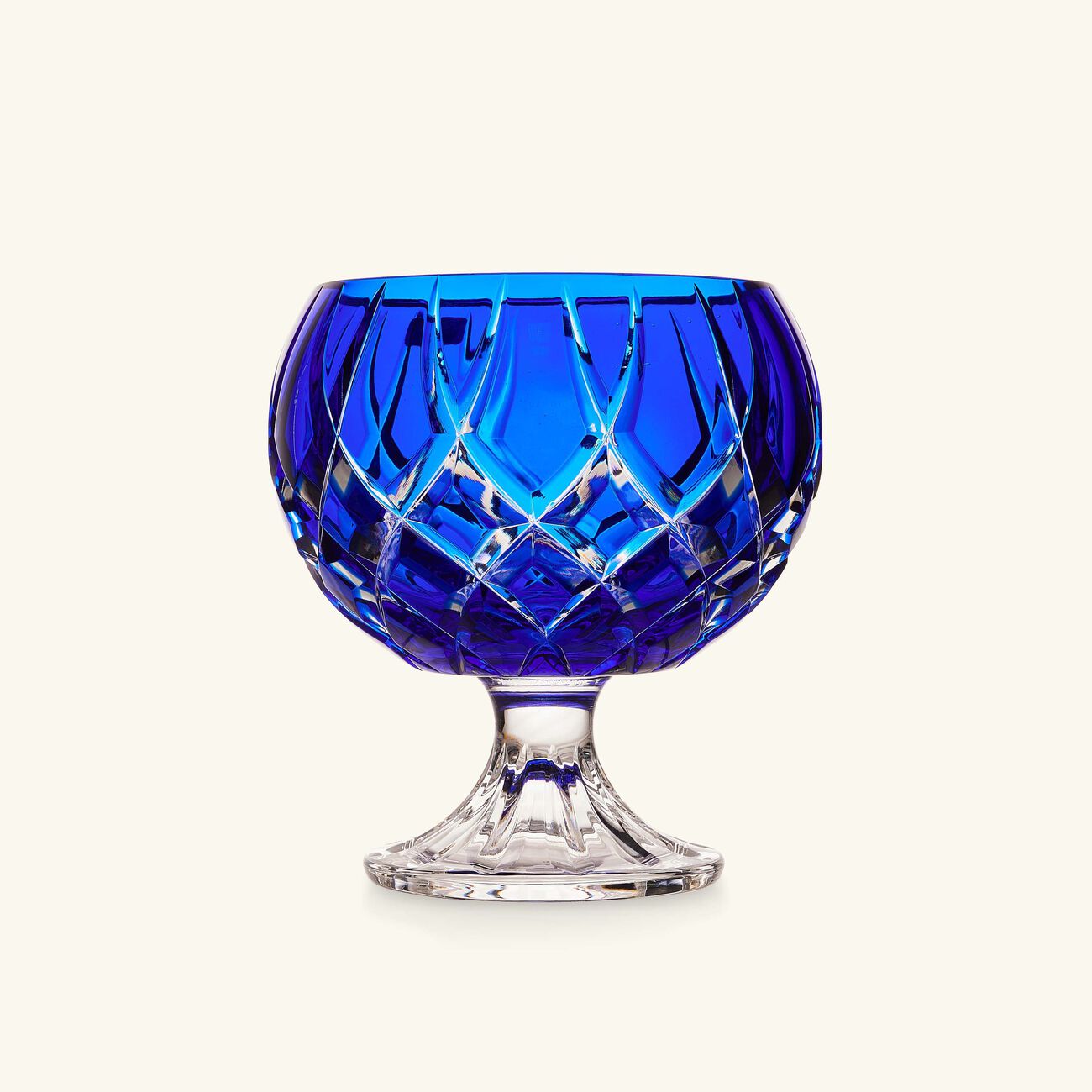 mario cioni c footed candy box with lid blue