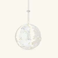 christofle bouquet givr  2025 christmas ornament silver plated