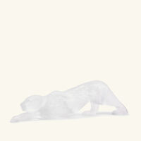 lalique zeila panther sculpture small clear