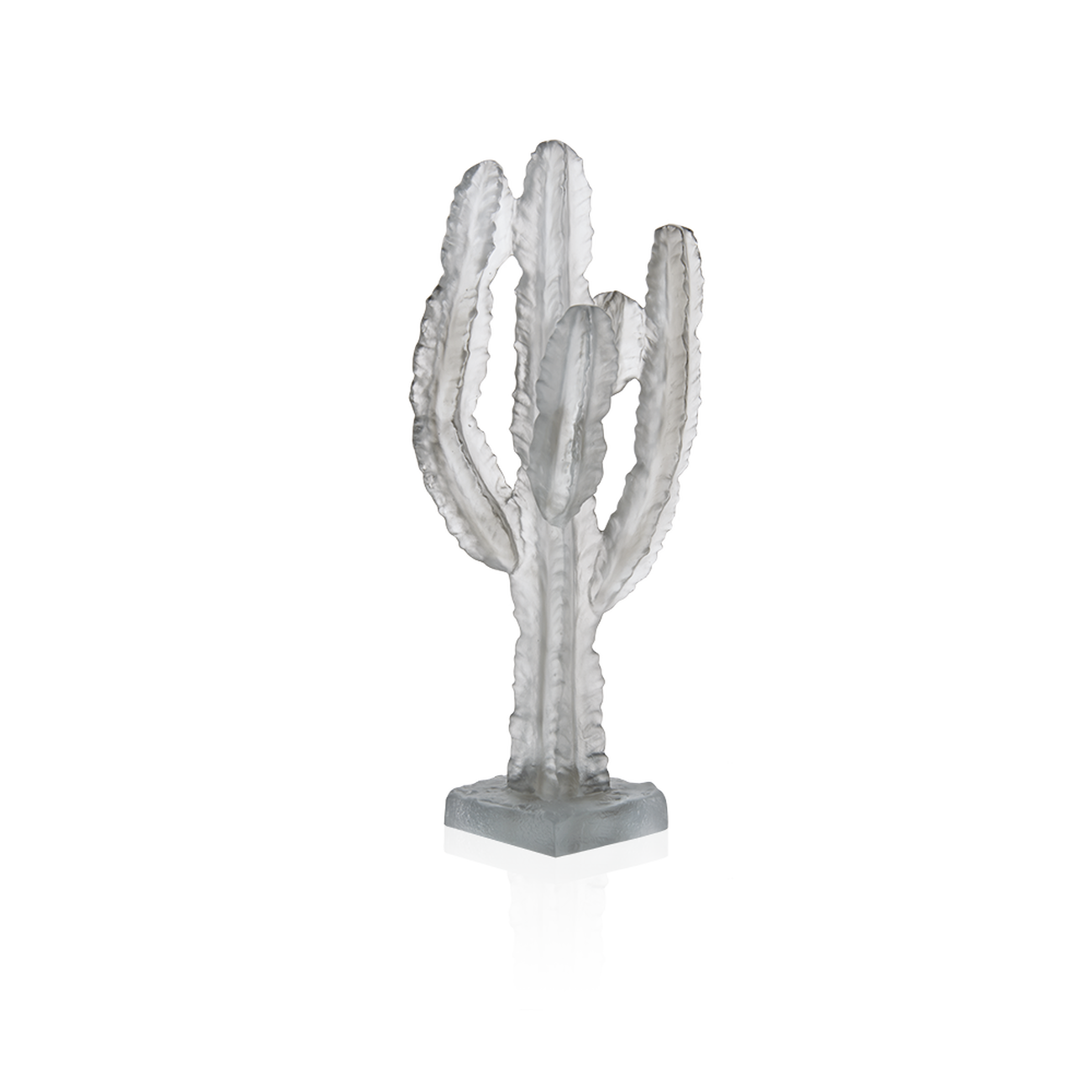 daum cactus sculpture medium grey