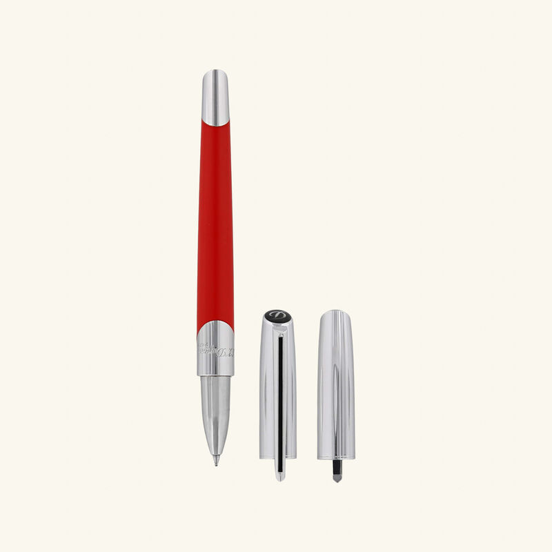 st dupont defi millennium rollerball pen red