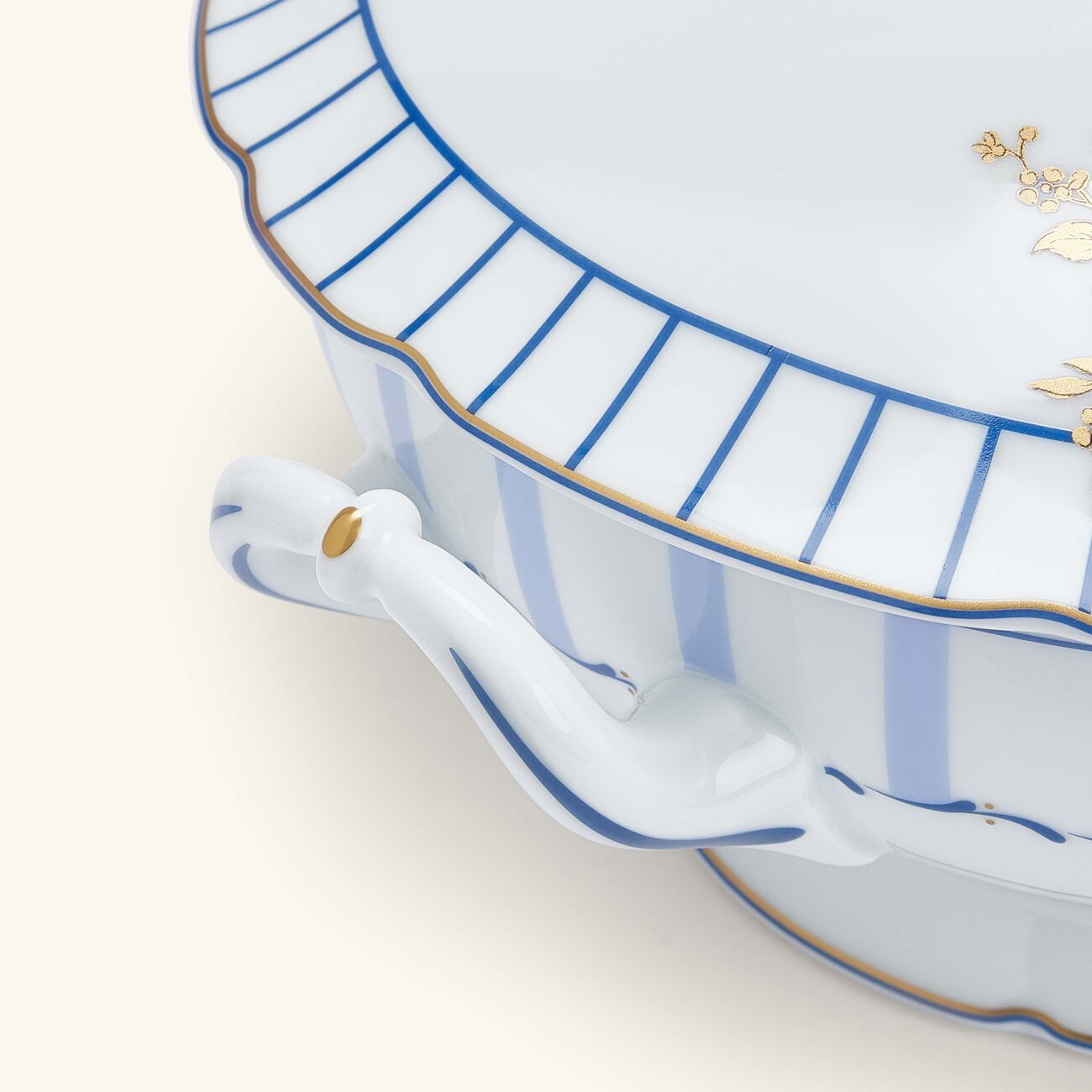 bernardaud brocante soup tureen blue