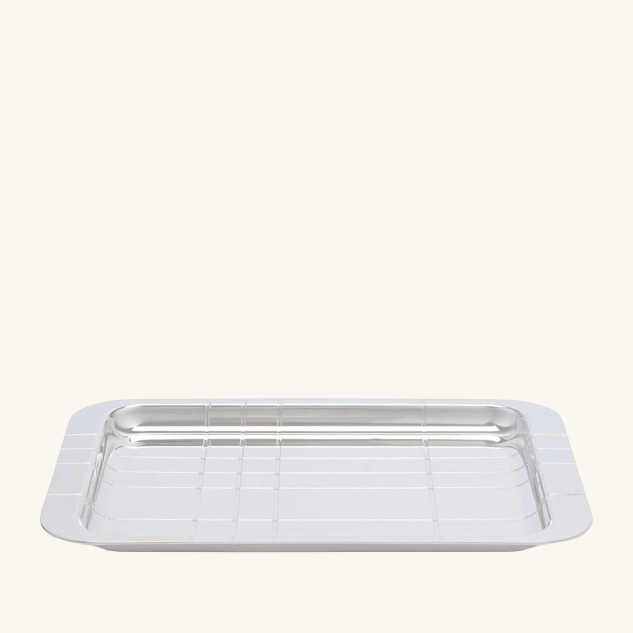 كريستوفل صينية جرافيك مستطيلة صغيرة مطلية بالفضة