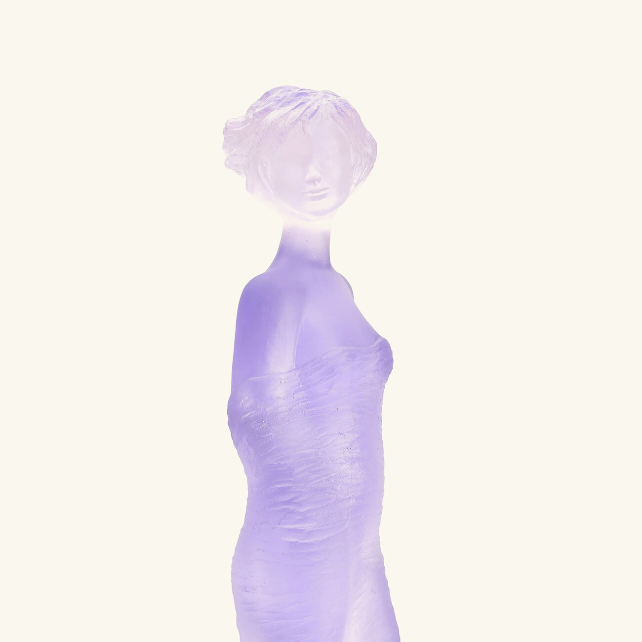 daum galatea sculpture extra large pink