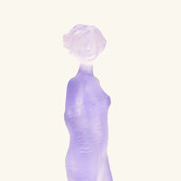 daum galatea sculpture extra large pink
