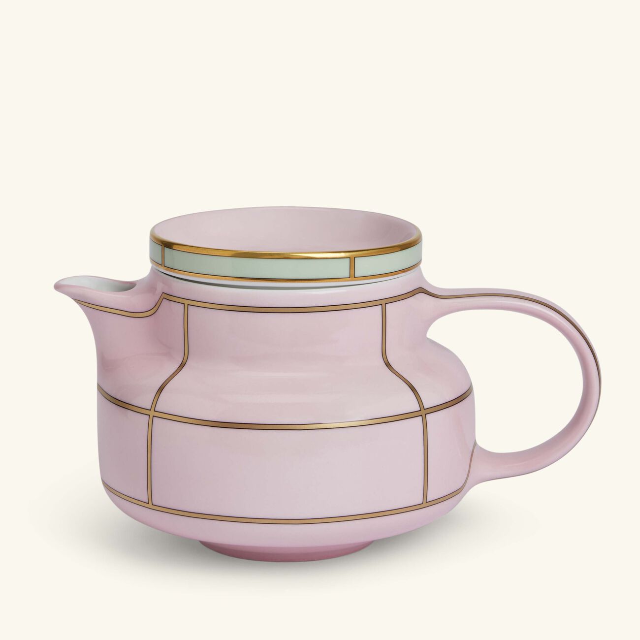 ginori 1735 diva teapot pink