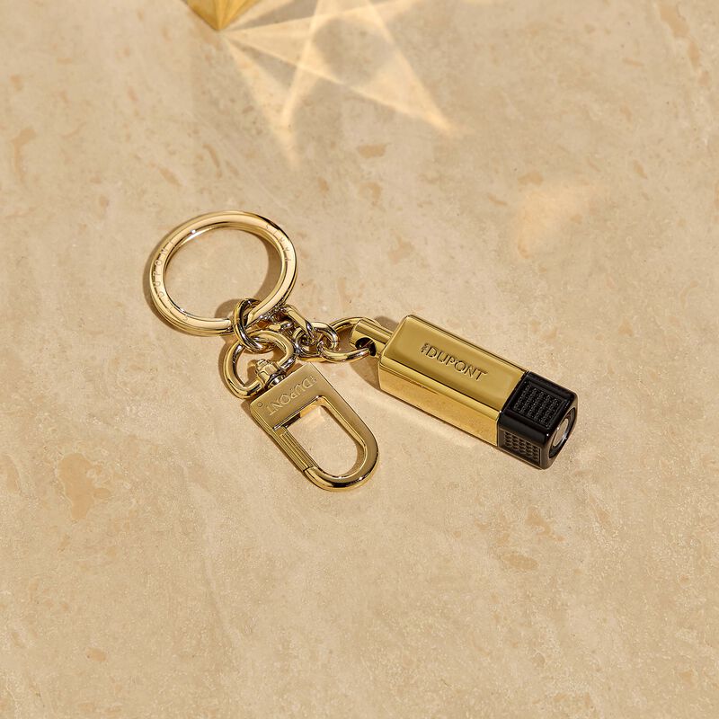 st dupont double puncher cigar cutter gold