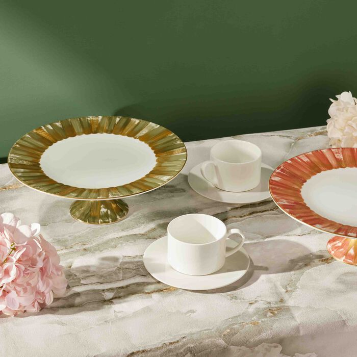 marie daage panache cake stand green