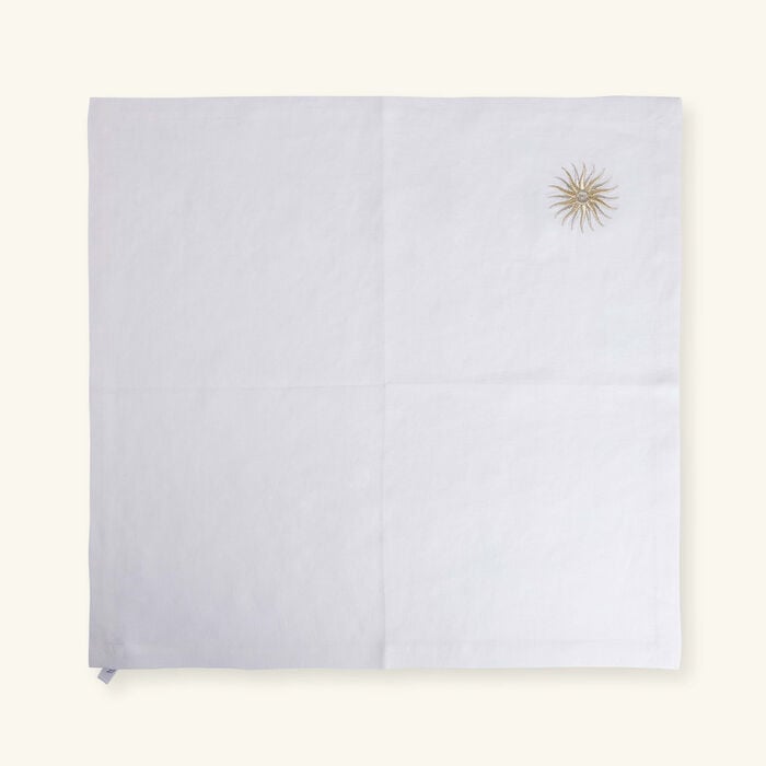 catherine denoual sunshine napkin white