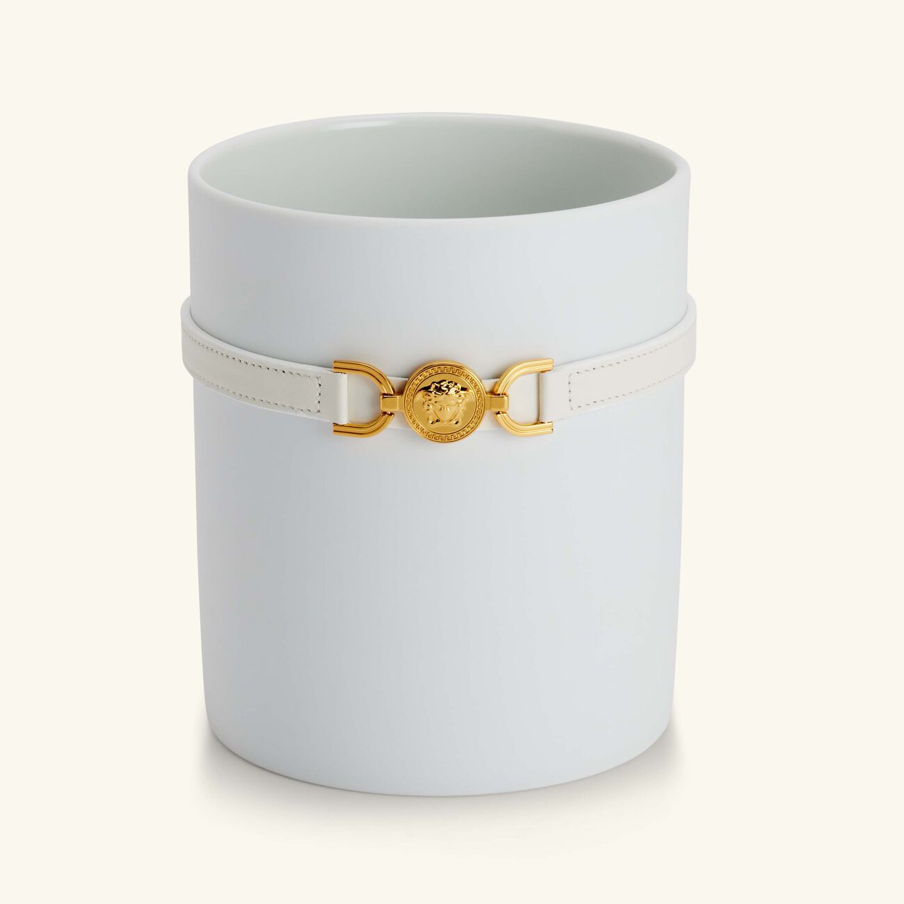 versace medusa 95 vase round small white
