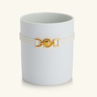 versace medusa 95 vase round small white