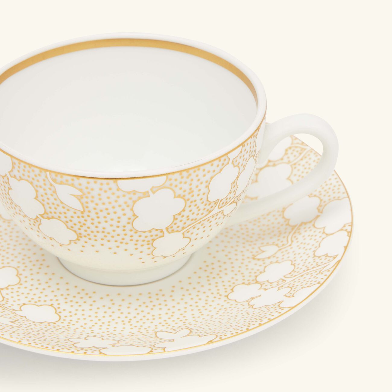 bernardaud reves tea cup saucer gold