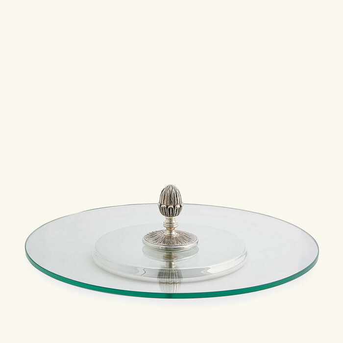 christofle malmaison cheese tray round medium silver plated