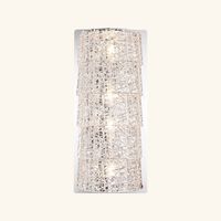 baccarat tuile de cristal wall light