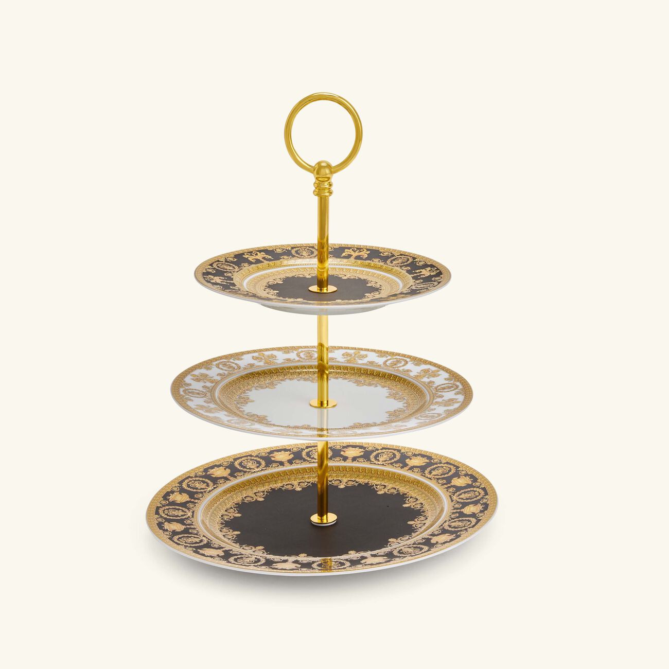 versace i love baroque etagere cake stand black