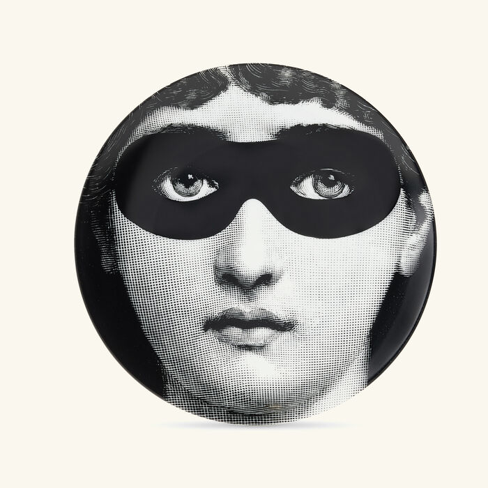 fornasetti tema e variazioni no 22 wall plate black