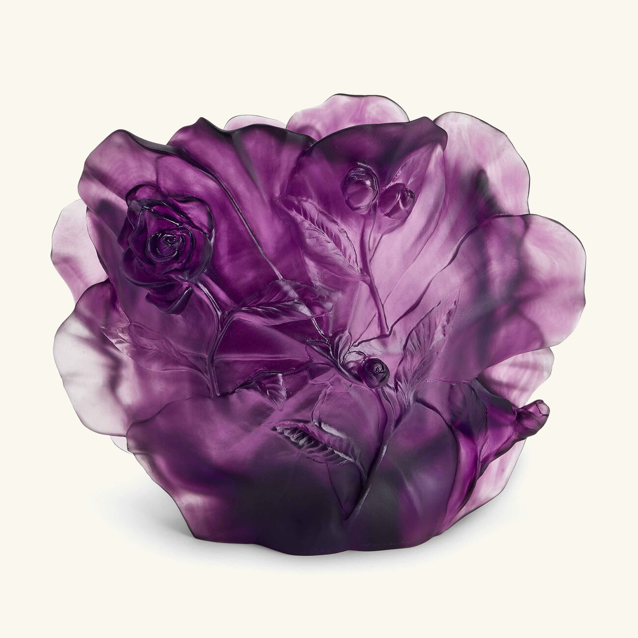 daum camellia vase medium pink