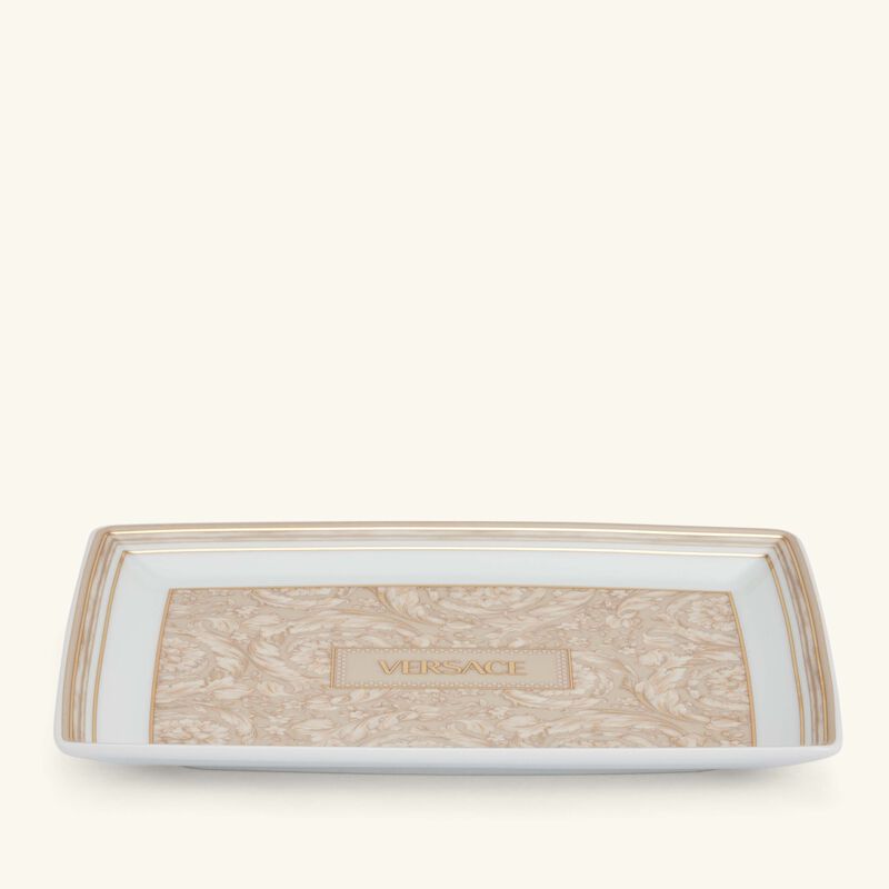 Barocco Beige Serving Platter 18 cm versace barocco beige serving platter 18 cm