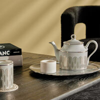 ginori 1735 magnifico tea pot gold