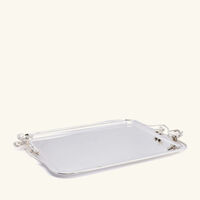 christofle anemone serving tray rectangular large silver plated