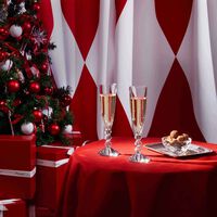 مزمار الشمبانيا فيغا × 2 باكارا مزمار الشمبانيا فيغا 2