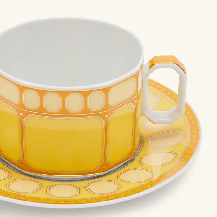 rosenthal signum jonquil tea cup saucer yellow