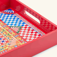 dolce gabbana casa carretto tray rectangular large