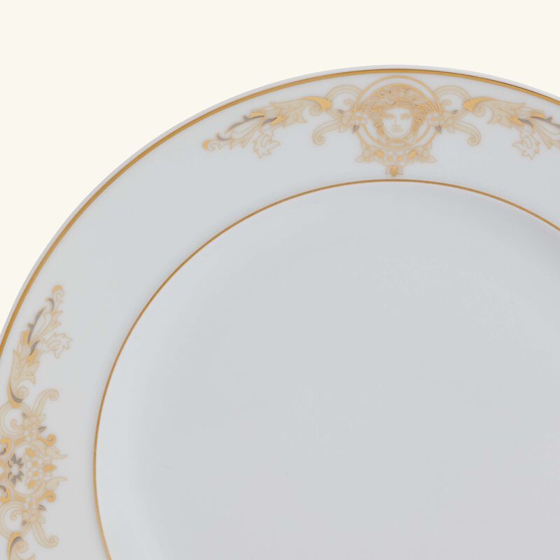 Medusa Gala Dessert Plate Round White 22cm versace medusa gala dessert plate round white 22cm