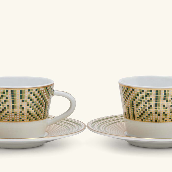 bernardaud augusta espresso cup and saucer set of 2