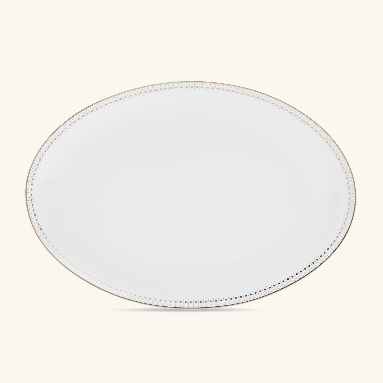christofle malmaison imp riale serving platter oval white 38cm
