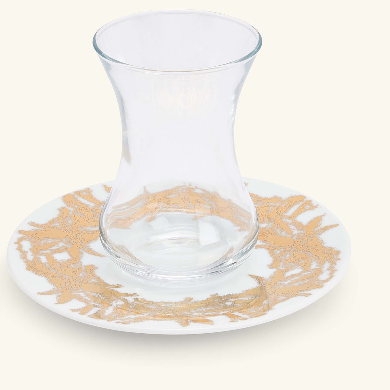 Tamrah by Razan Alazzouni Palm Arabic Tea Cup & Saucer Gold Set of 2 silsal tamrah by razan alazzouni palm arabic tea cup saucer gold set of 2