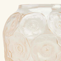 lalique anemones vase medium gold