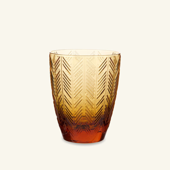 missoni home zig zag wine glass orange