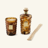 Tobacco Amber Candle & Diffuser Set edion tobacco amber candle diffuser set