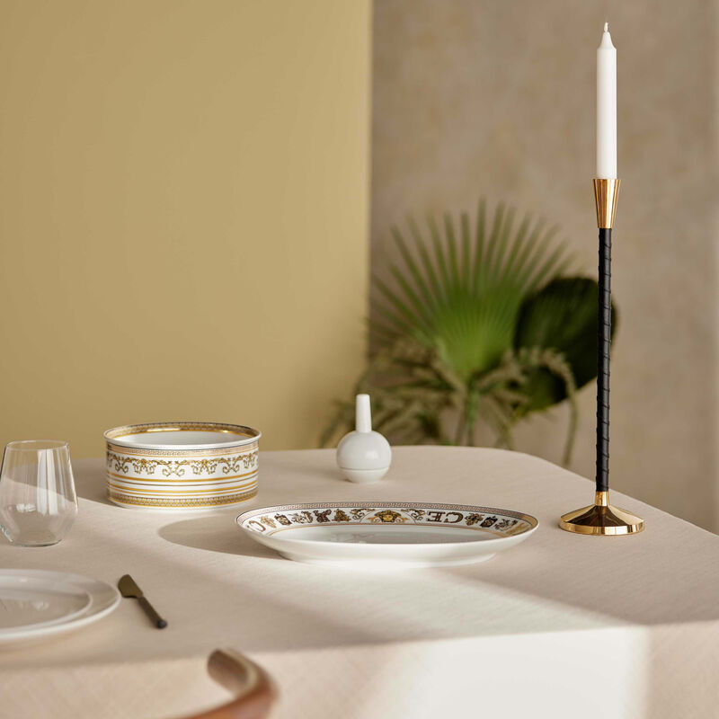 Virtus Gala Serving Platter Oval White 27cm versace virtus gala serving platter oval white 27cm