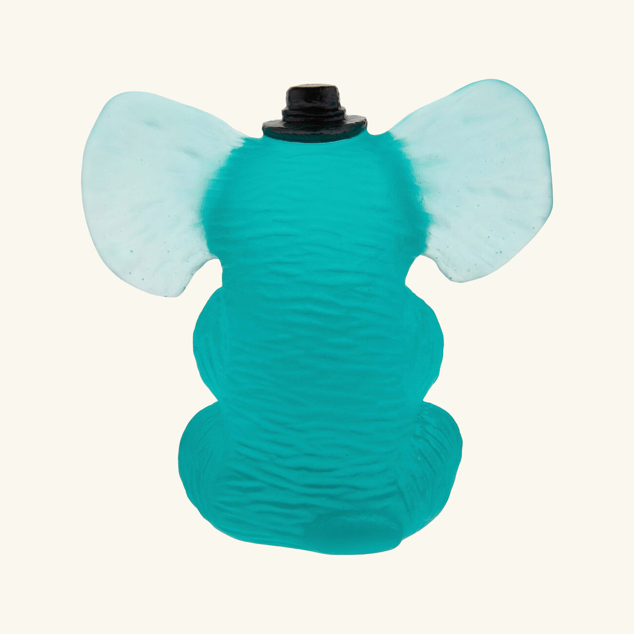 daum elephant figurine mini blue