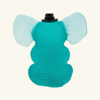 daum elephant figurine mini blue