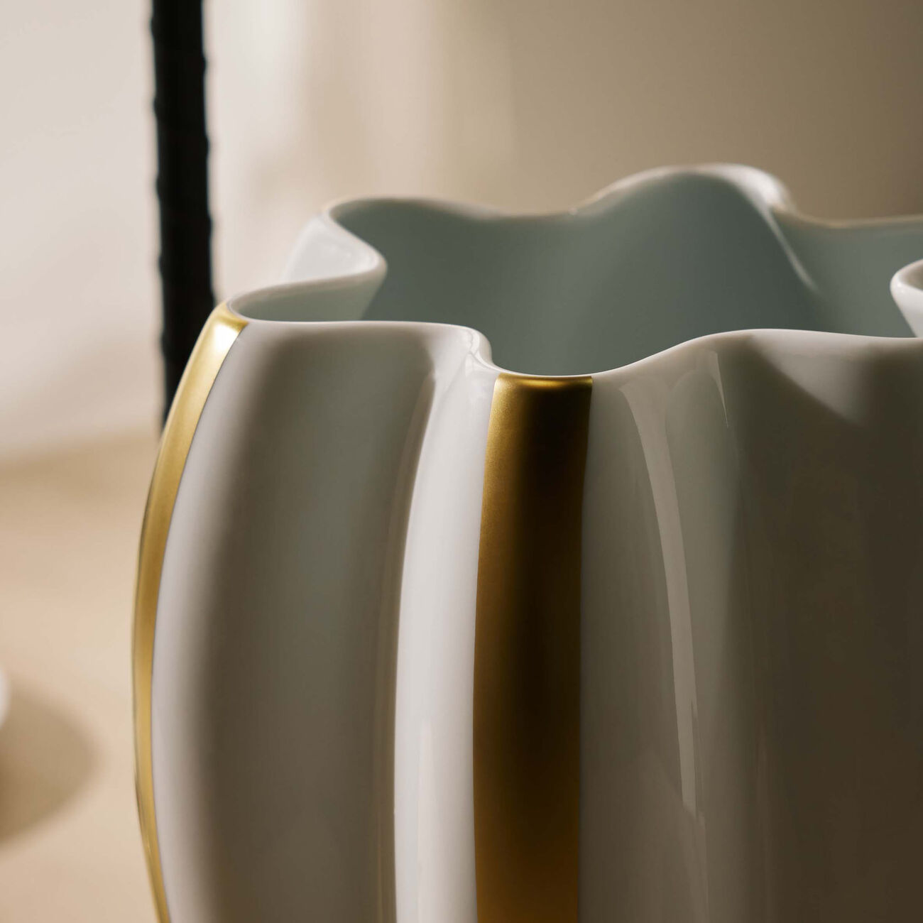 bernardaud domani vase medium gold
