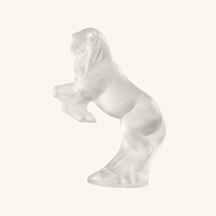 lalique terramineral horse sculpture small clear