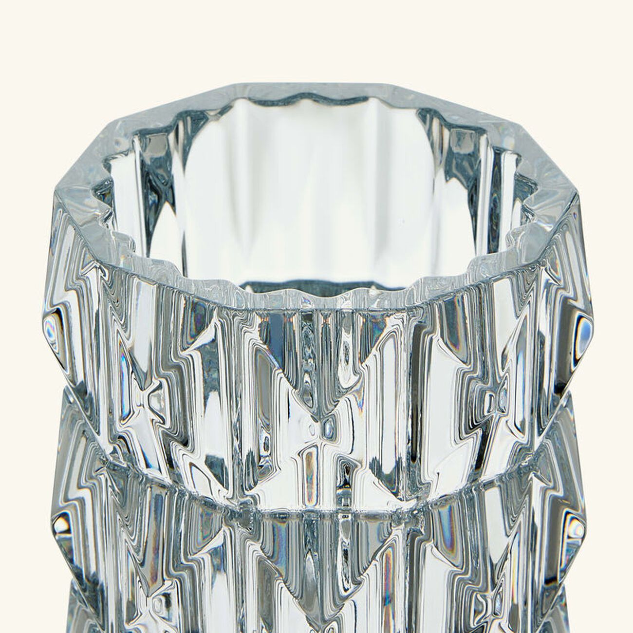 baccarat louxor vase round small clear