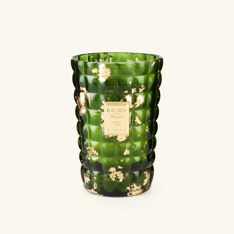 edion iris green scented candle 500g