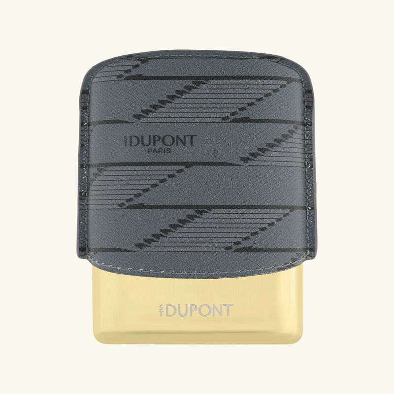 علبة السيجار مونوجرام 1872 باللون الأسود اس تي دوبون علبة السيجار مونوجرام 1872 باللون الأسود