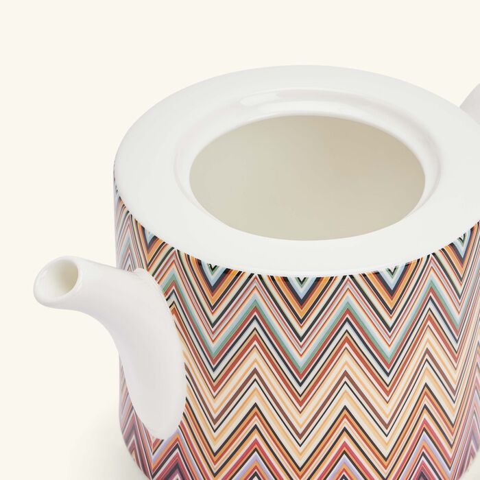 missoni home zigzag tea pot