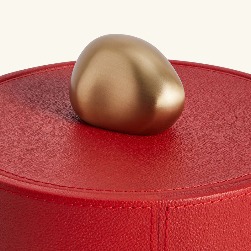 Pebble Trinket Box Red assouline pebble trinket box red