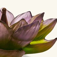 daum jardin de lotus incense holder green