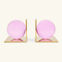 jonathan adler globo bookends pink