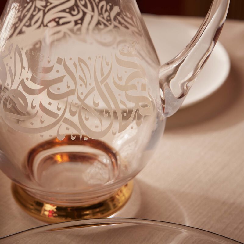دملاج إبريق نغم للمشروبات الباردة بتصميم شفاف