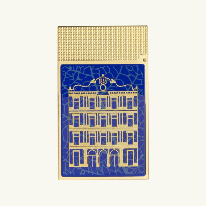 st dupont ligne 2 partagas lighter blue