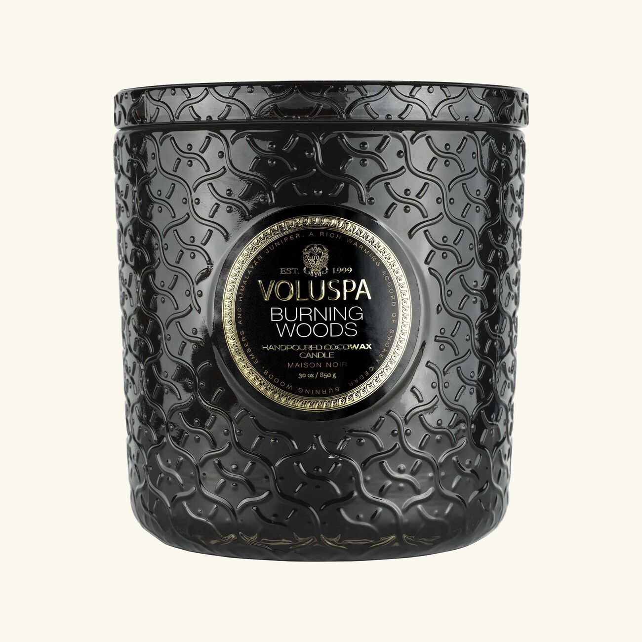 voluspa burning woods candle